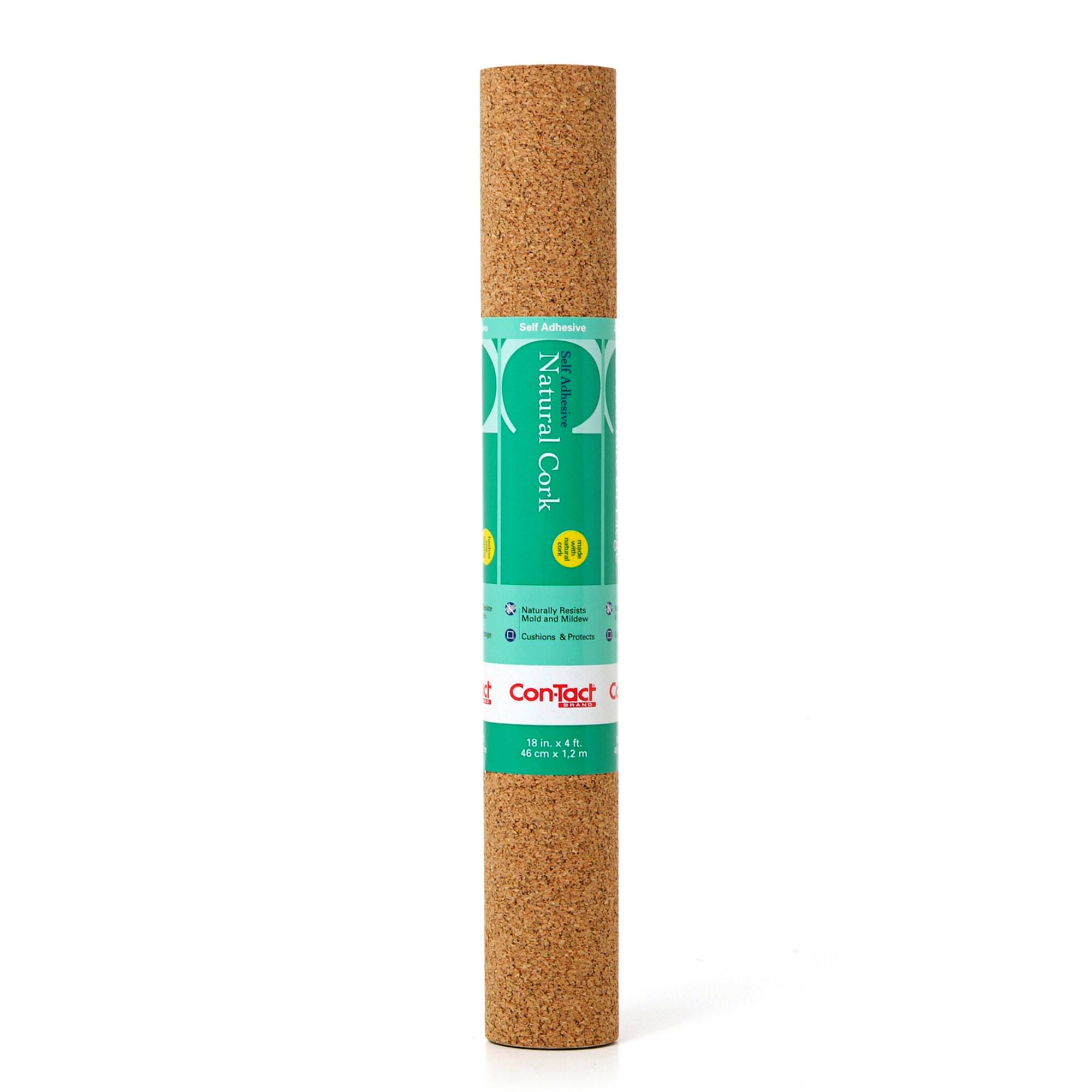 Con-Tact® Cork Adhesive Roll, 18" x 4ft.
